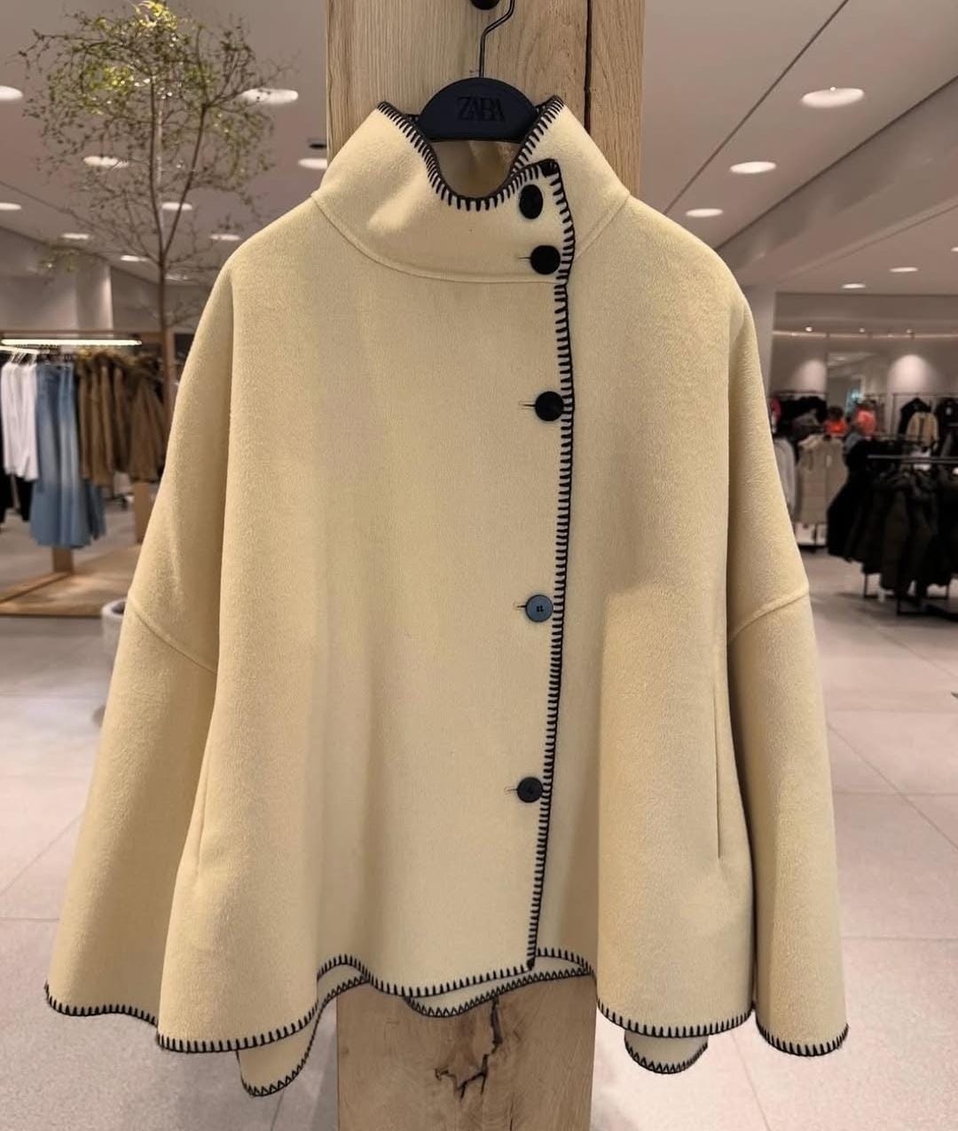 Woolen Ponchu Style Coat/Jacket FT409