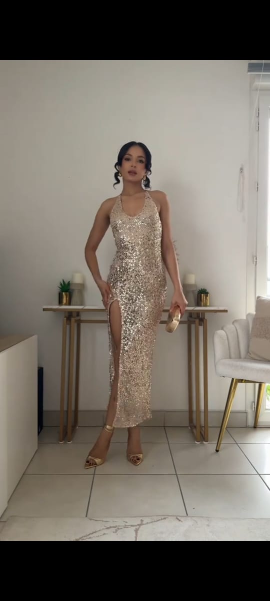 Beautiful Sequence Dress FT546