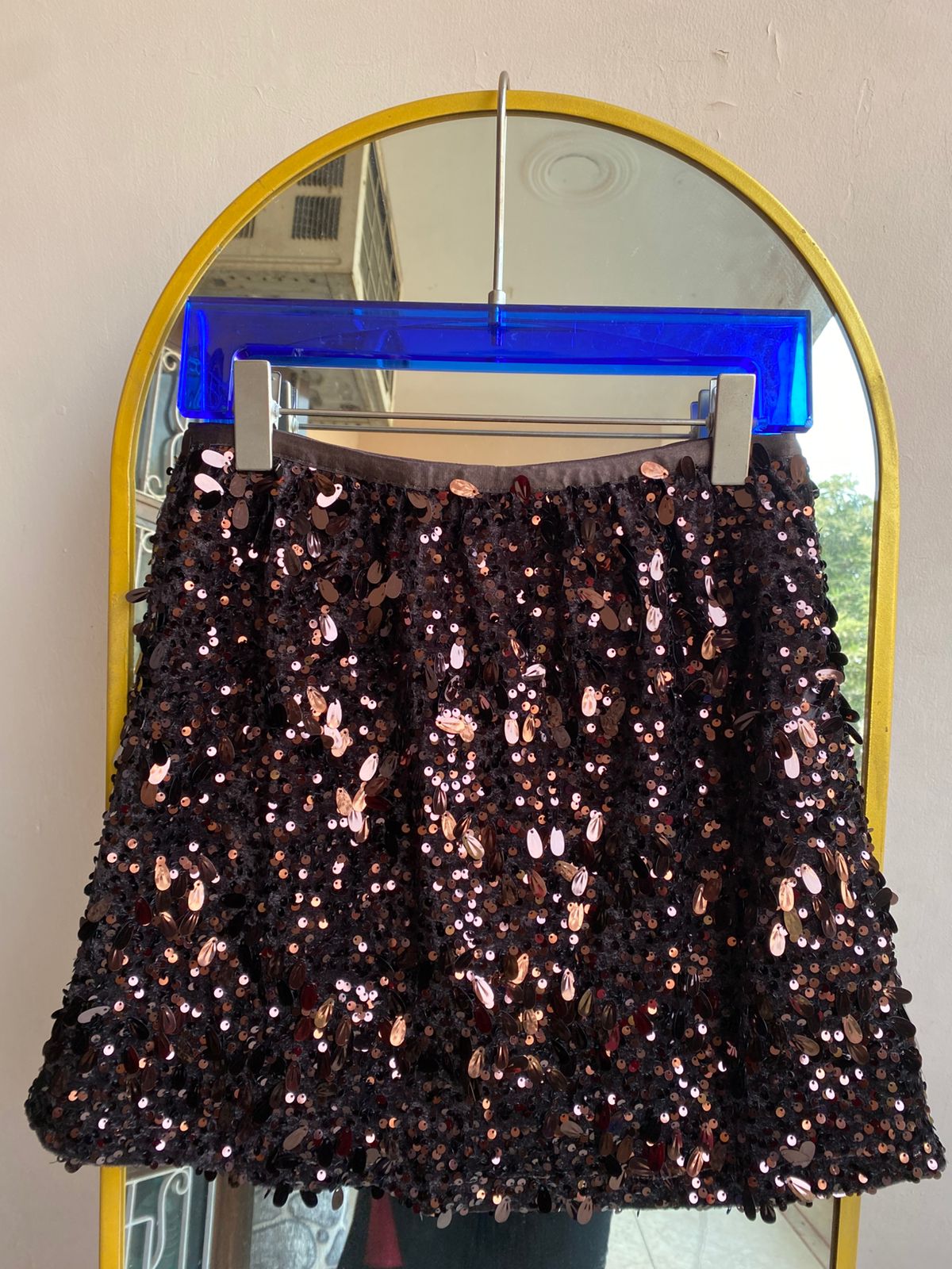 Velvet Sequence Skirt FT621