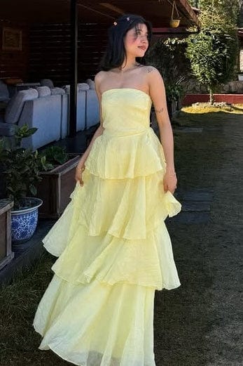 Beautiful Chiffon Ruffle Dress FT862