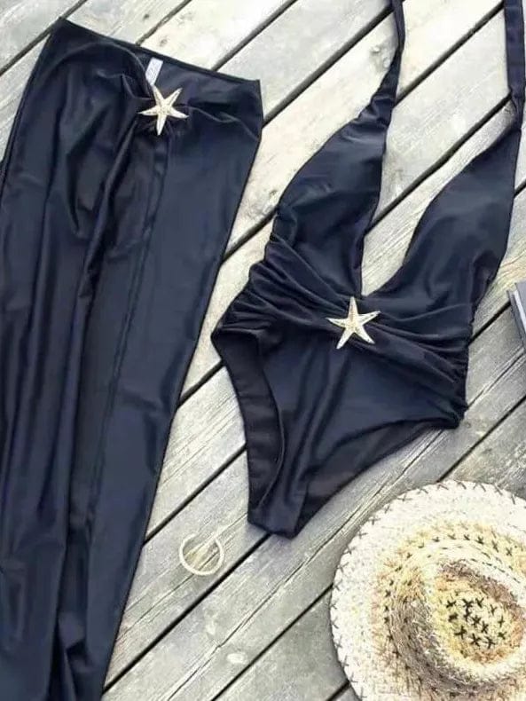 Star Swimsuit With Wrap FT753
