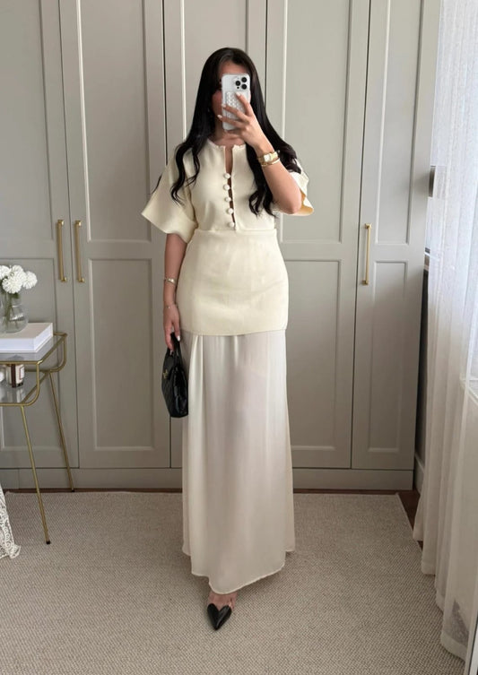 Beautiful Combined knit dress FT9481