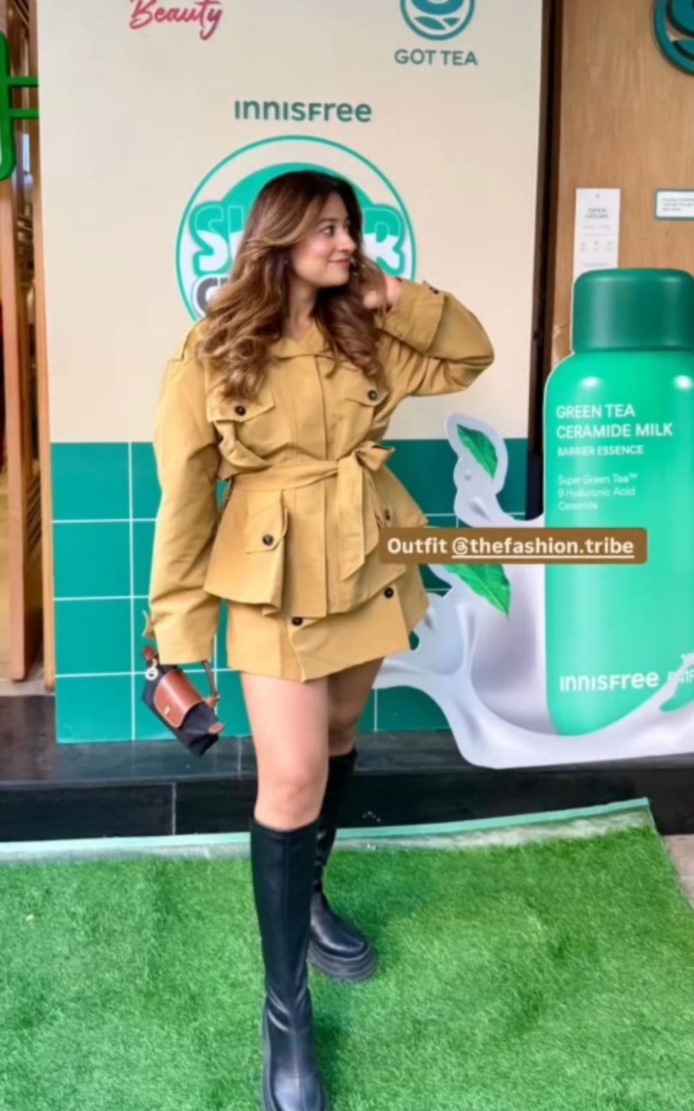 Oversize Trench Coat With Skirt FT577