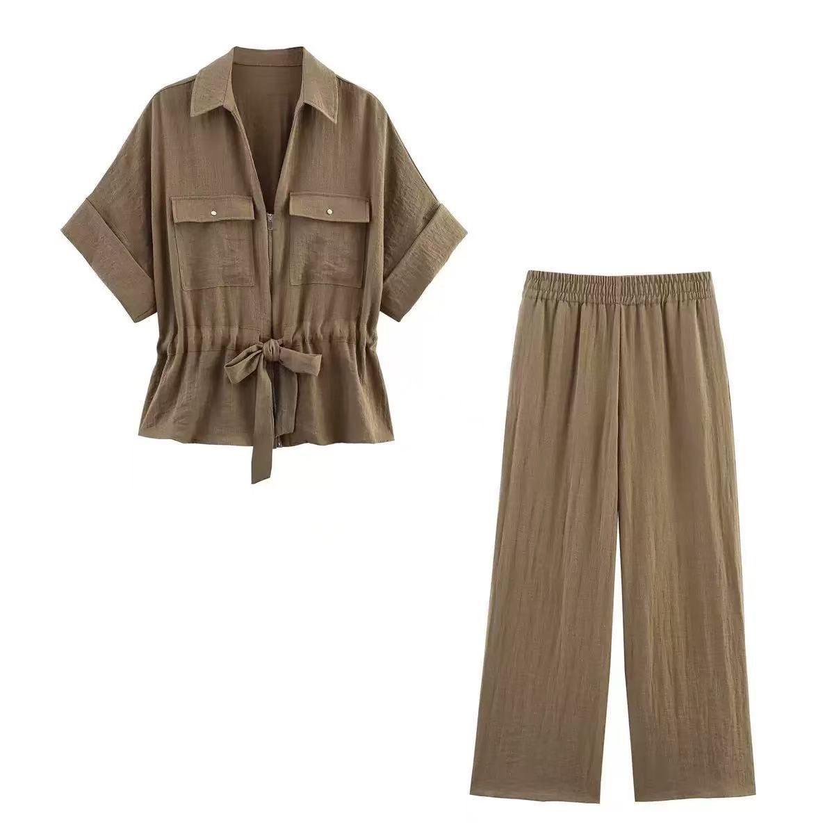 Beautiful Cotton Linen Co-Ord Set FT158