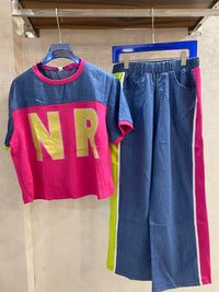 Beautiful Denim Track Suit FT191