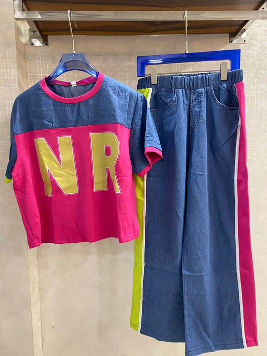 Beautiful Denim Track Suit FT191