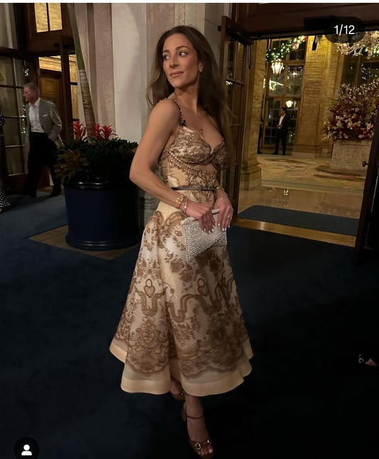 Beautiful Dress With Belt FT187