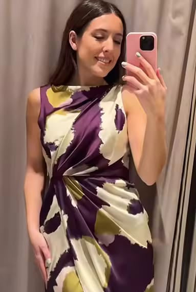 Beautiful Dress With Cut FT046