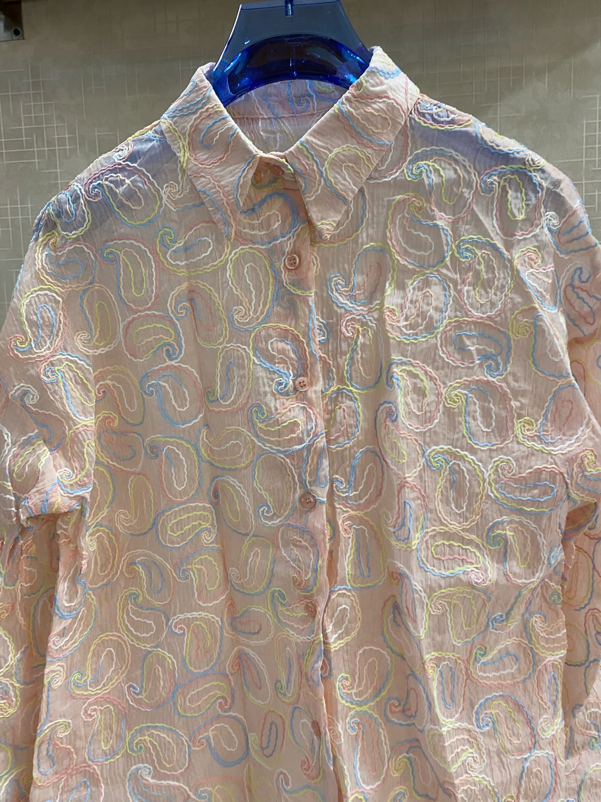 Beautiful Embroidered Shirt FT077