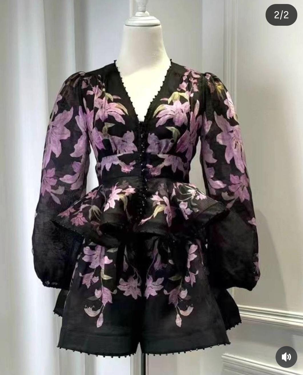 Beautiful Floral 2pc Skirt Set FT131