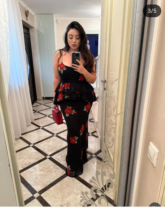 Beautiful Floral Co-Ord Set FT147