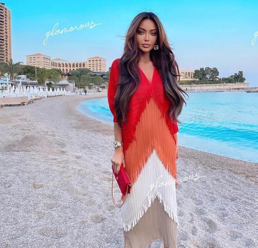 Beautiful Fringe Dress FT164