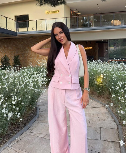 Beautiful Halter Neck Co-Ord Set FT171