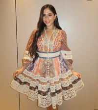 Beautiful  Lace Detailed Dress FT106