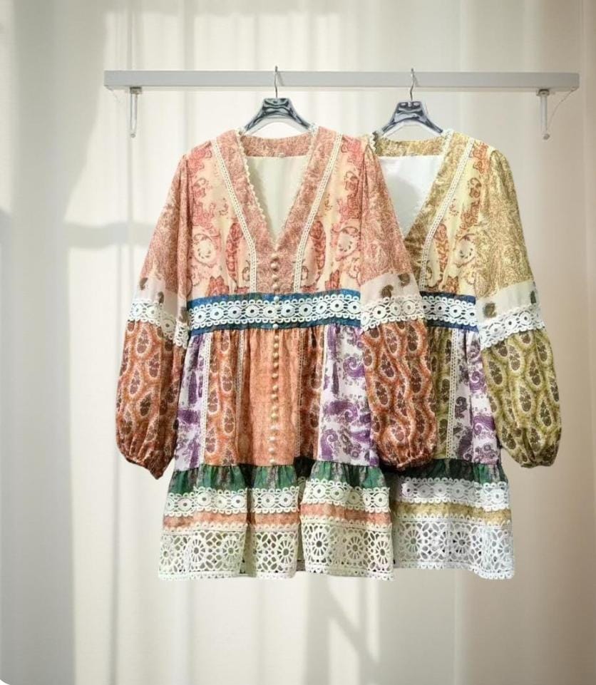 Beautiful  Lace Detailed Dress FT106