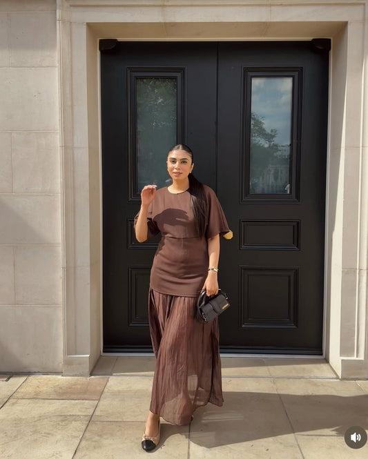 Beautiful Mocha Dress FT170