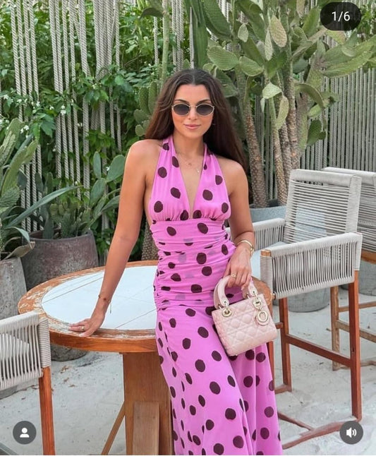 Beautiful Polka Dot Dress FT172
