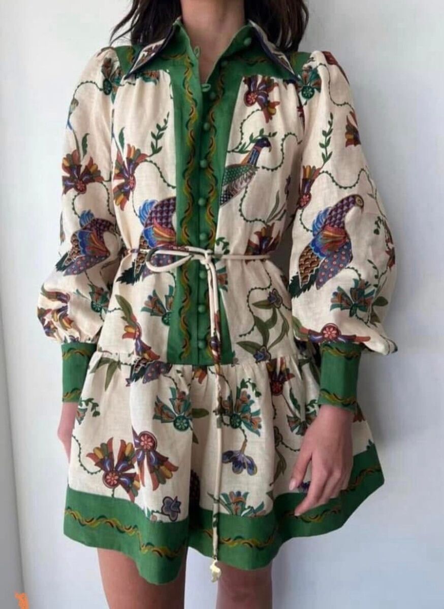 Beautiful Printed Dress FT190