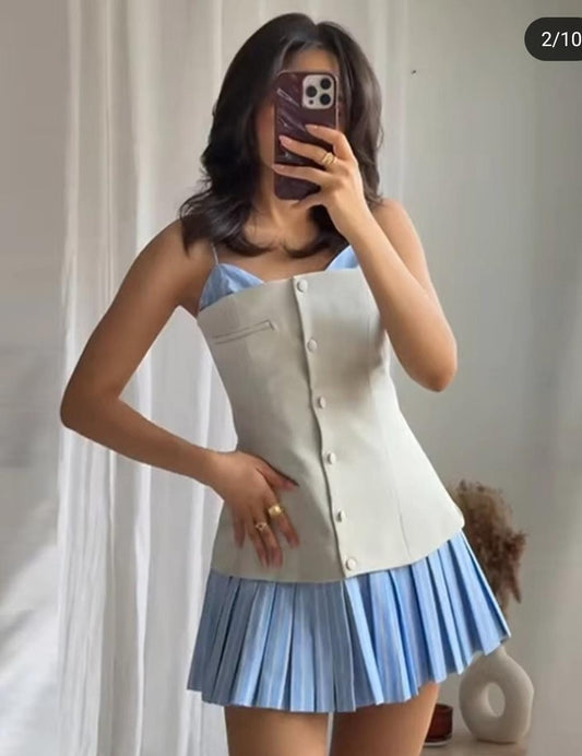 Beautiful Stripped Dress FT088