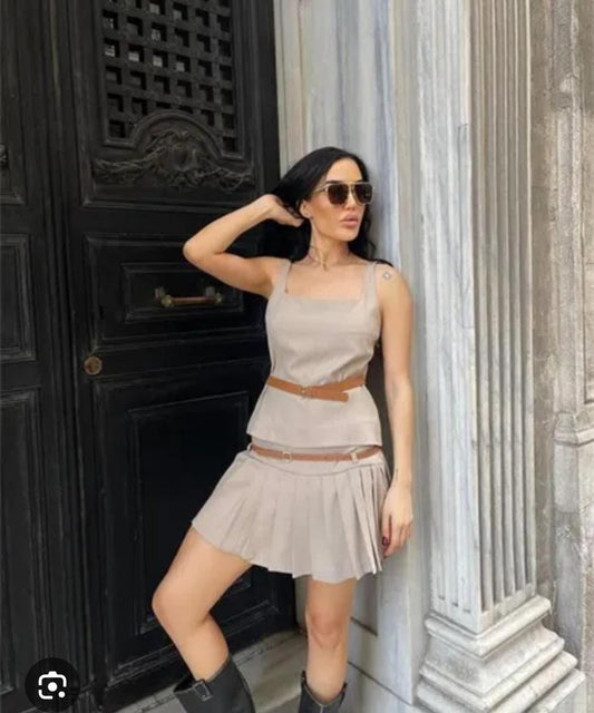 Beautiful Top With Skirt FT085