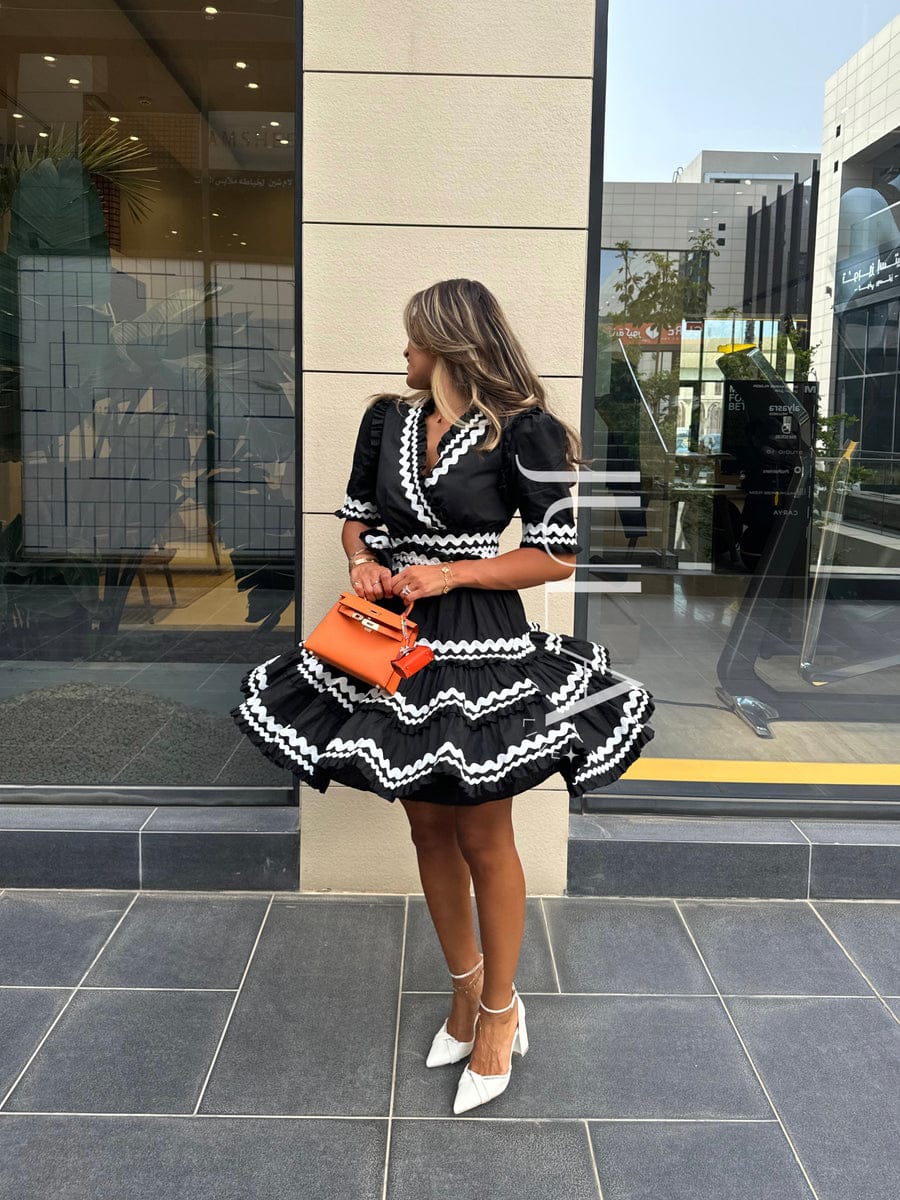 Beautiful V-Neck Dress FT193