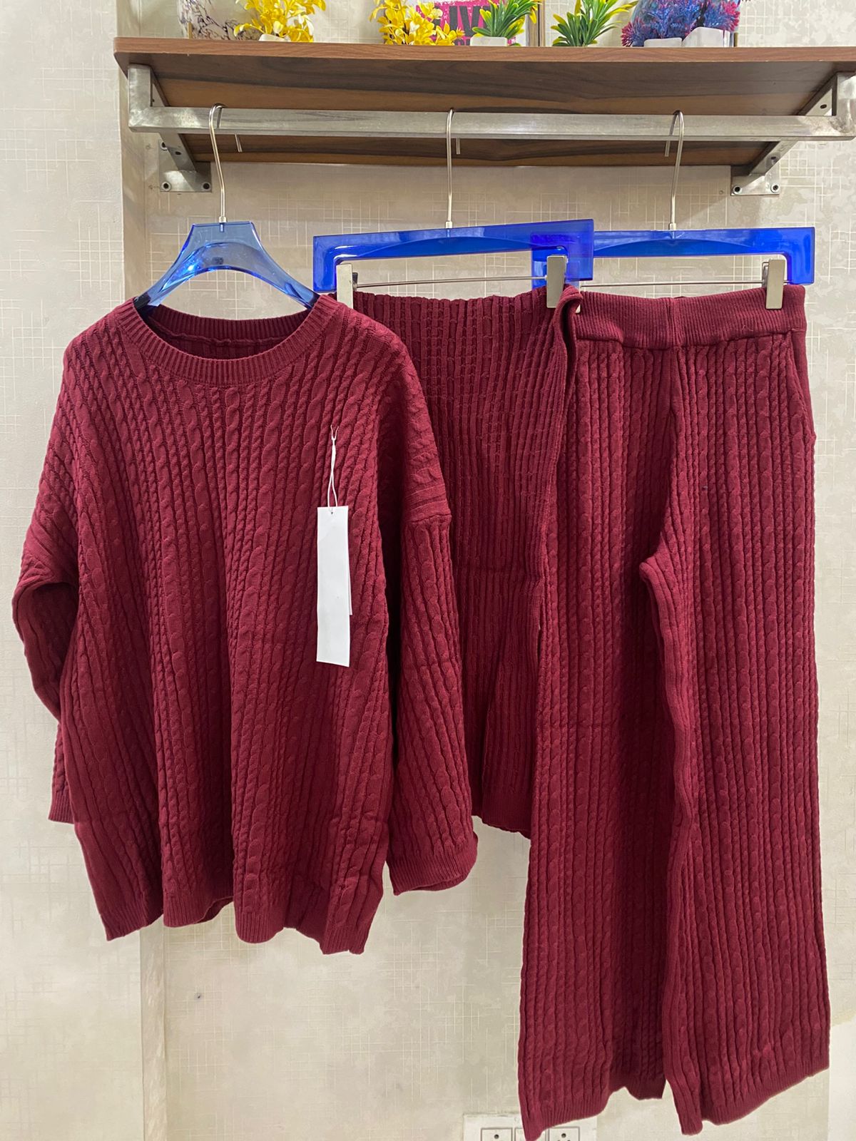 Braided Luxury with Scarf Coord Set FT509