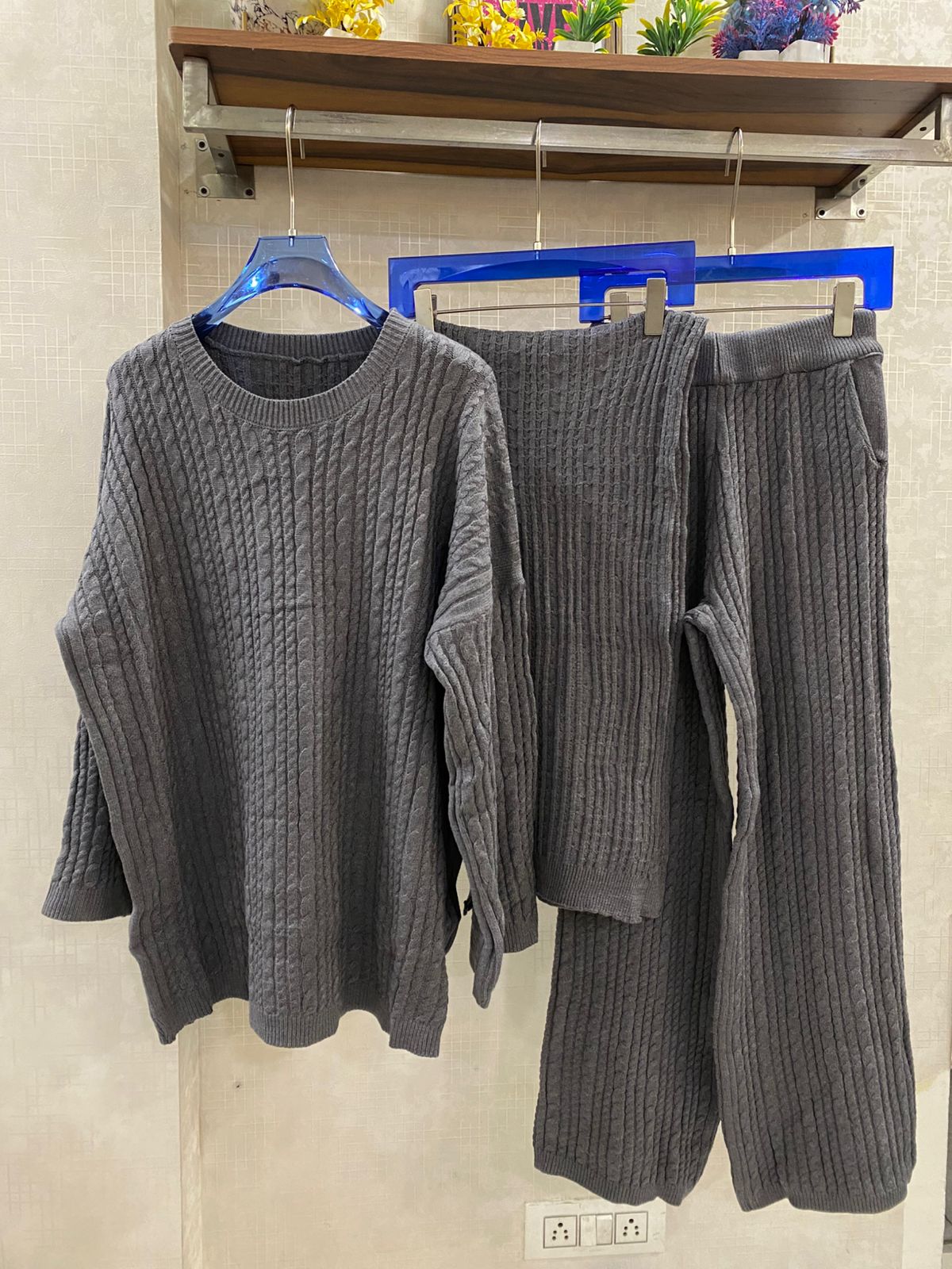 Braided Luxury with Scarf Coord Set FT509