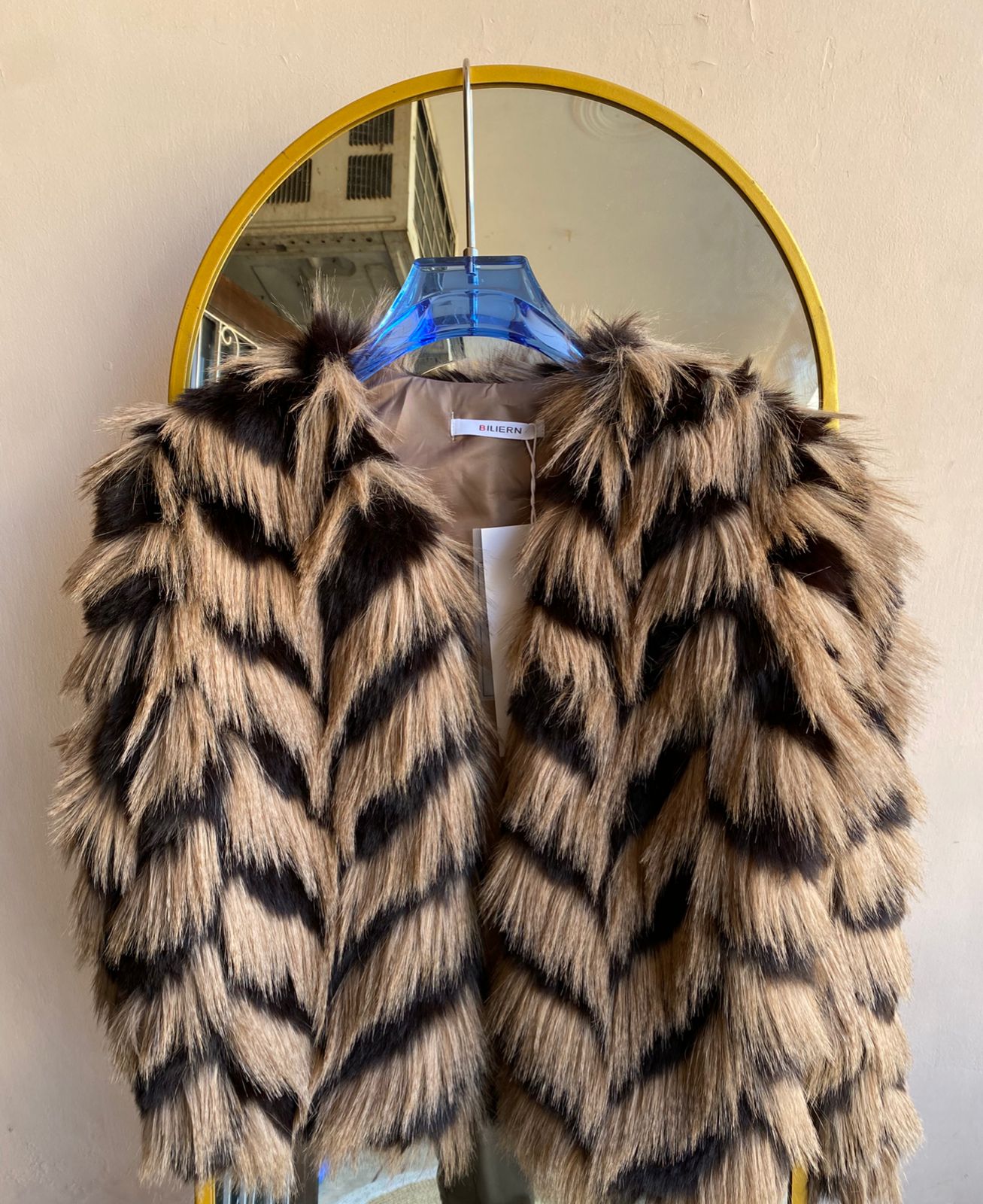 Shaded Fur Coat FT582