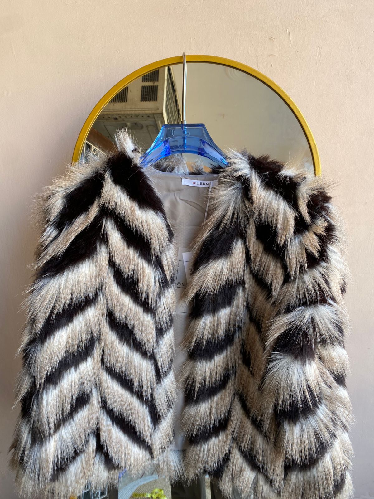 Shaded Fur Coat FT582
