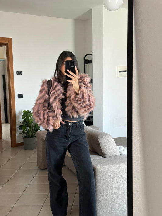 Shaded Fur Coat FT582