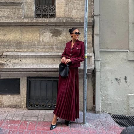 Pavitra’s Inspired Blazer And Skirt Set FT611