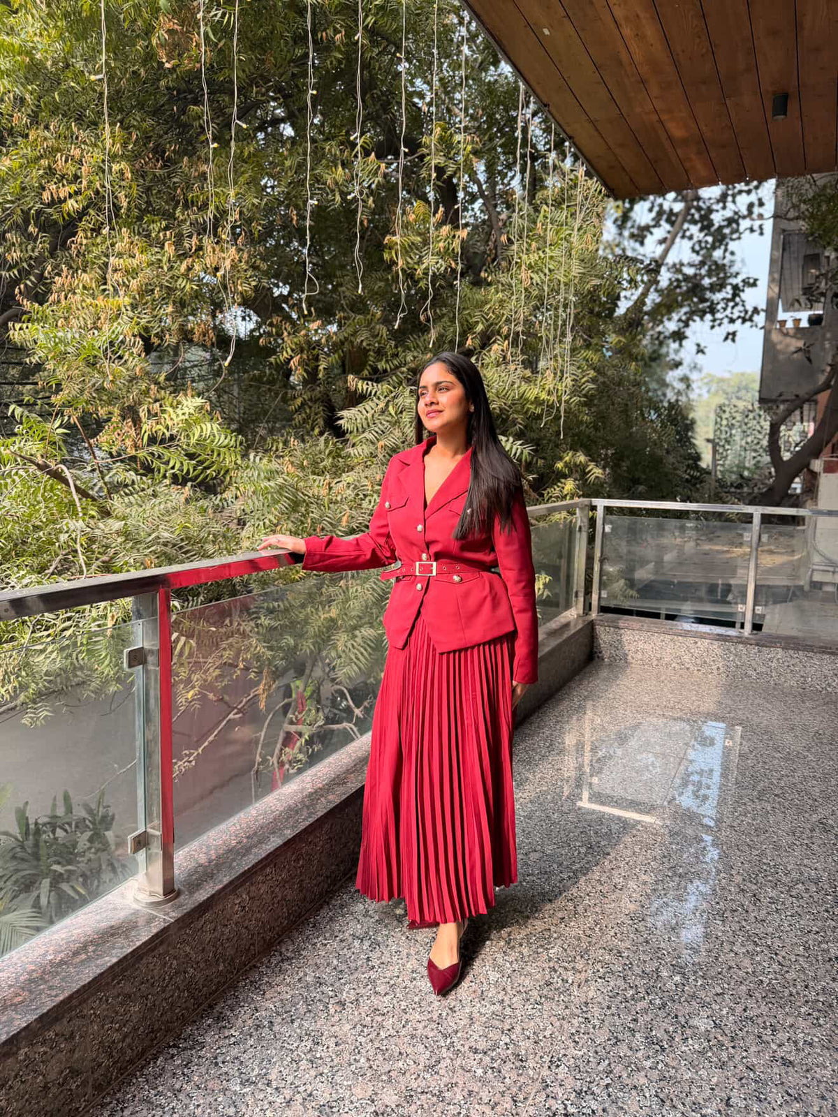 Pavitra’s Inspired Blazer And Skirt Set FT611