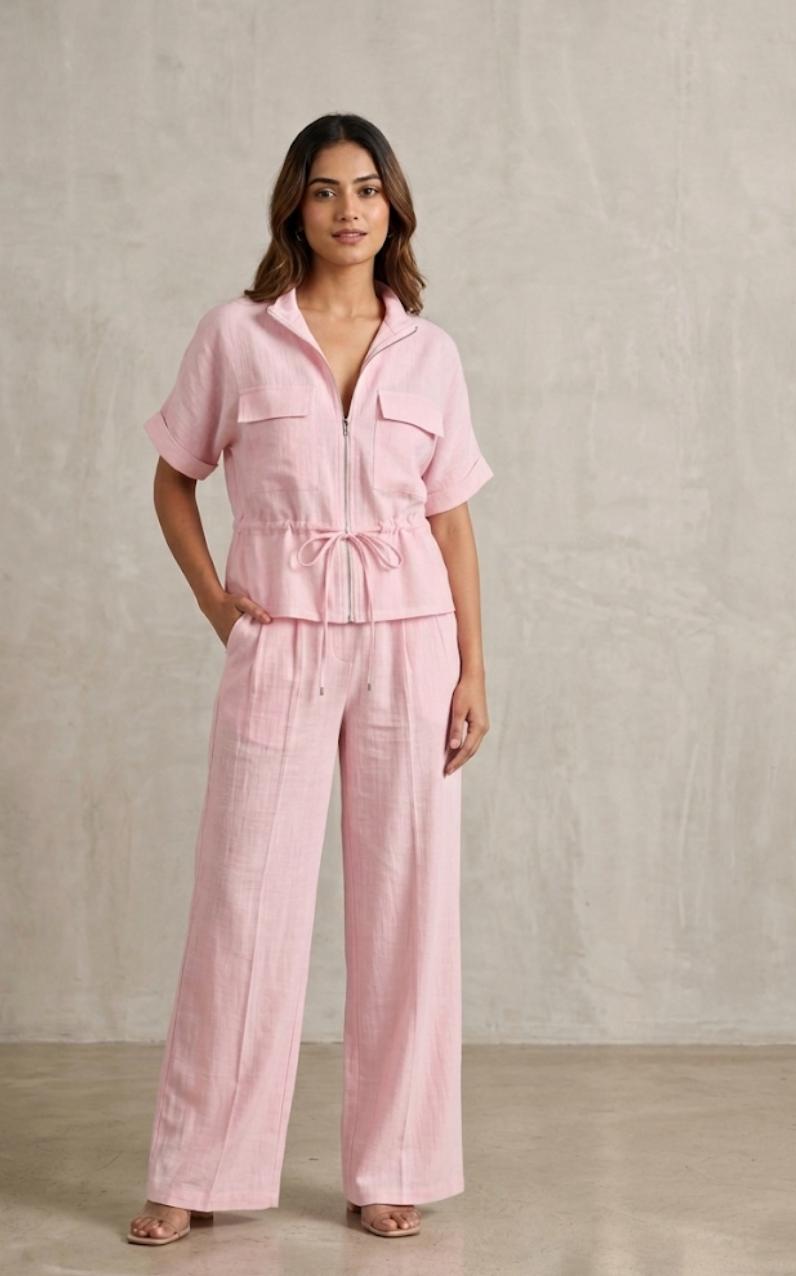 Stunning Daily Wear Drawstring Co-Ord Set FT781