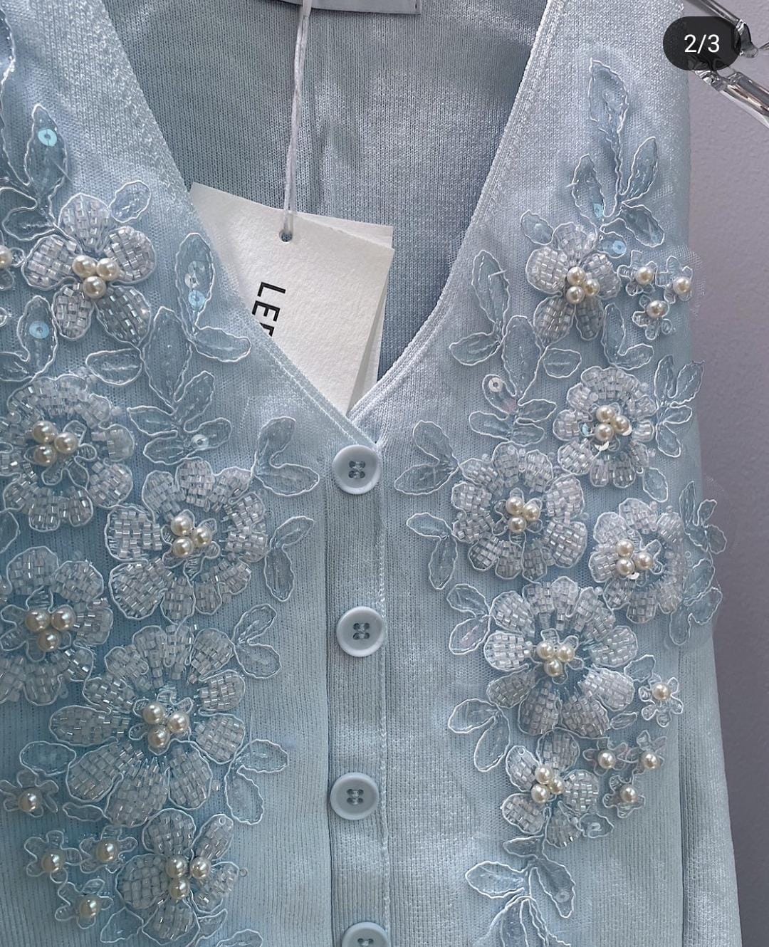 Luxury Embroidered Sleeveless Top FT114