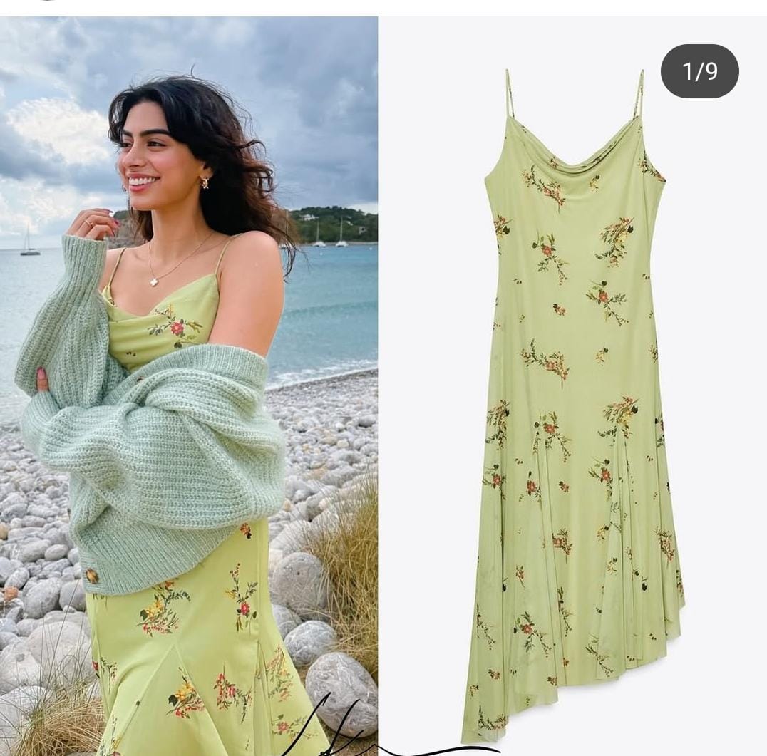 Printed Tulle Dress FT080