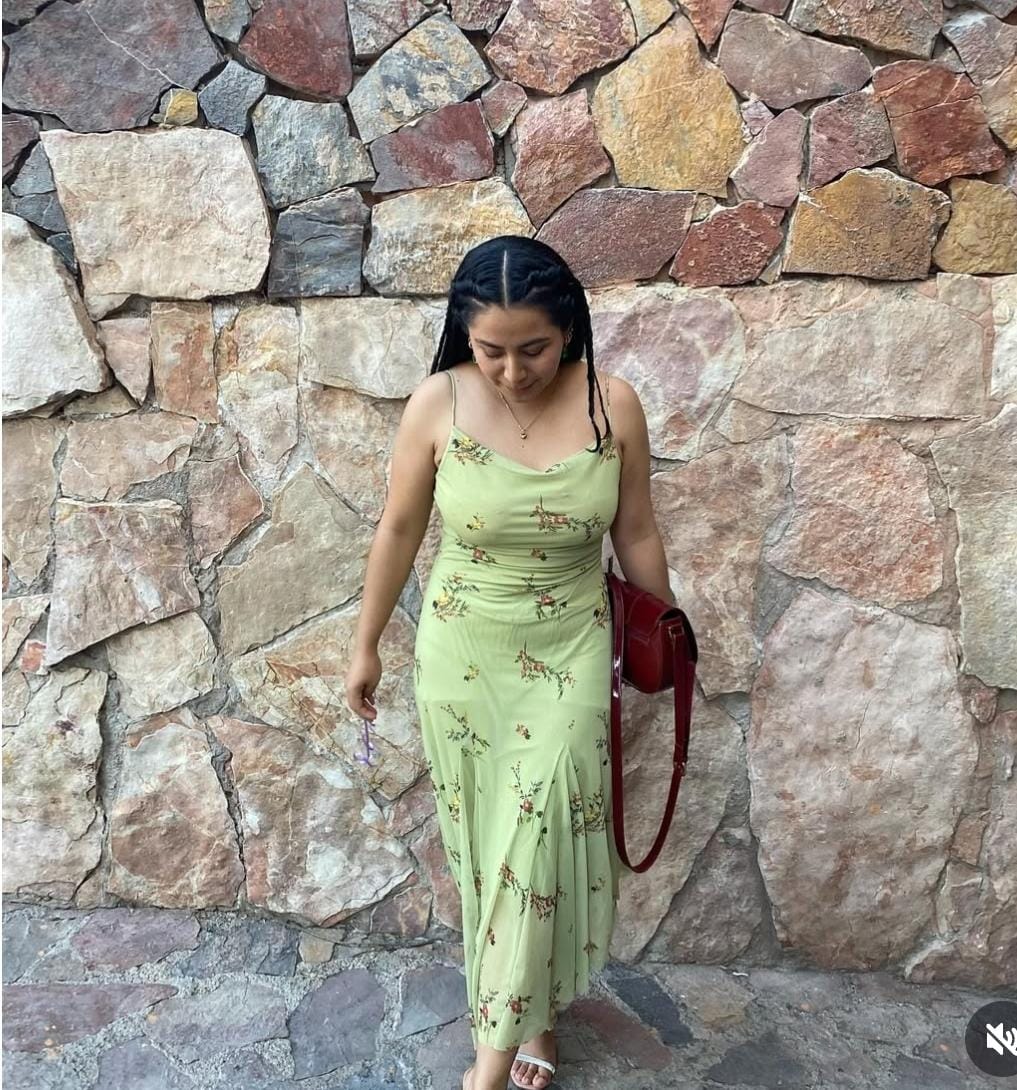 Printed Tulle Dress FT080