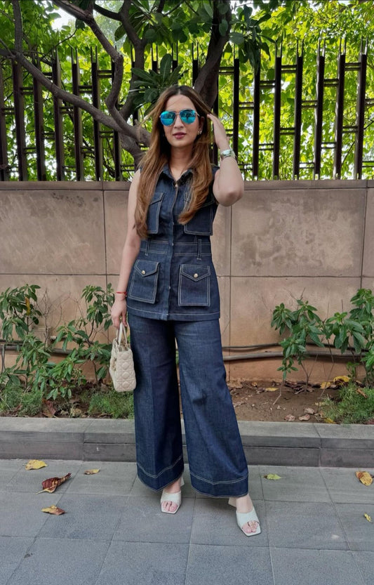 Stunning Denim Co-Ord Set FT206