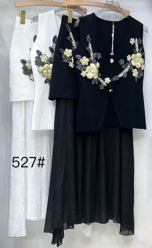 Stunning Petal Charm 2Pc Skirt Set FT218