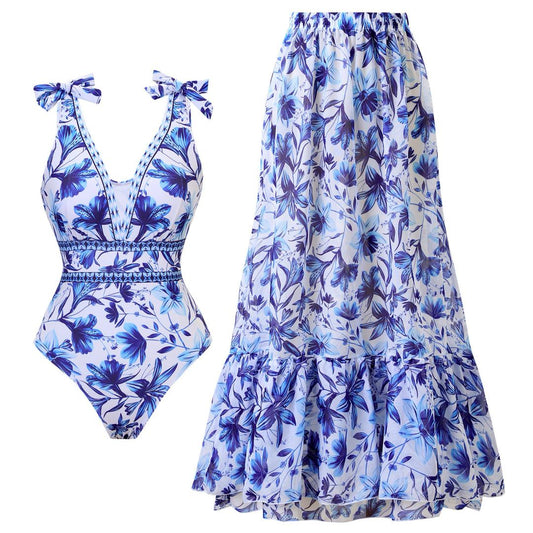 Swimsuit with skirt FT030