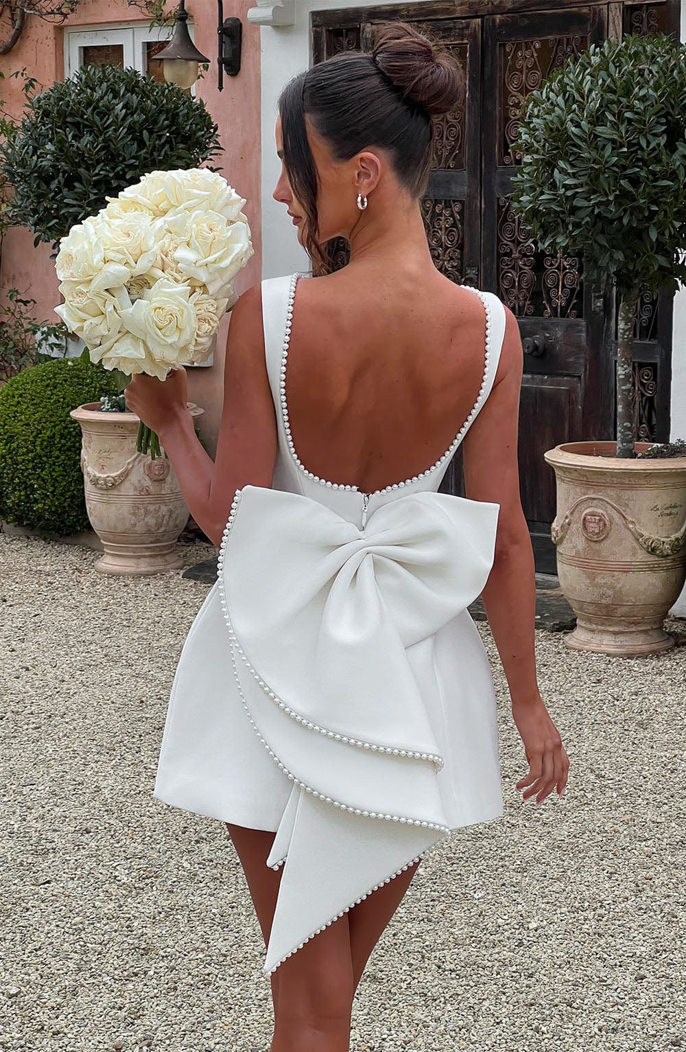 Very Pretty Beautiful Bow Short Dress FT013
