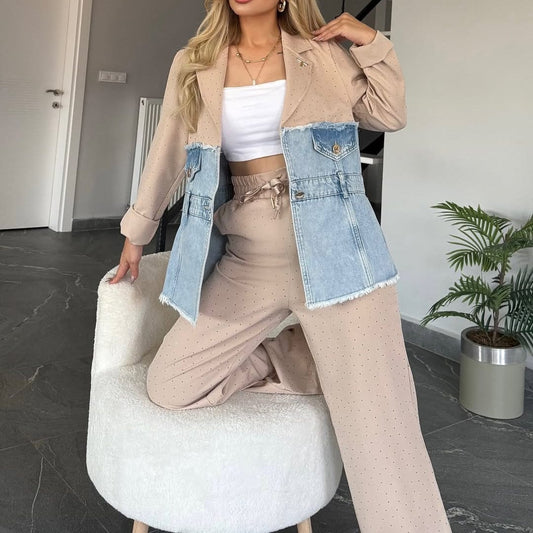 Denim Blazer and Pant FT227