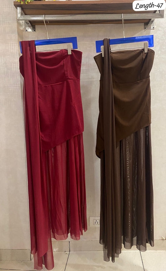 Strapless Maxi Dress FT241