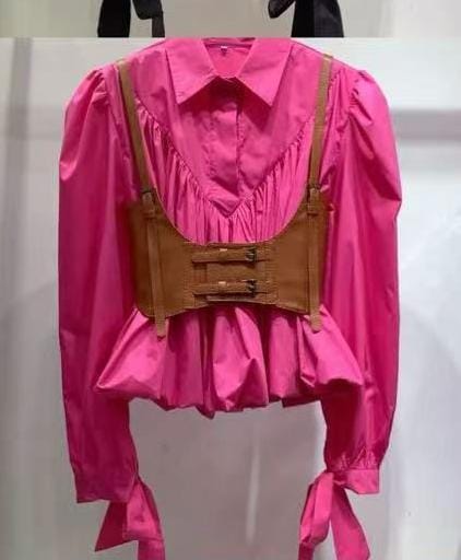 Corset Belt With Shirt FT288
