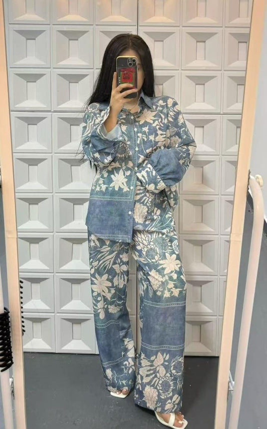 Printed Coord Set FT316