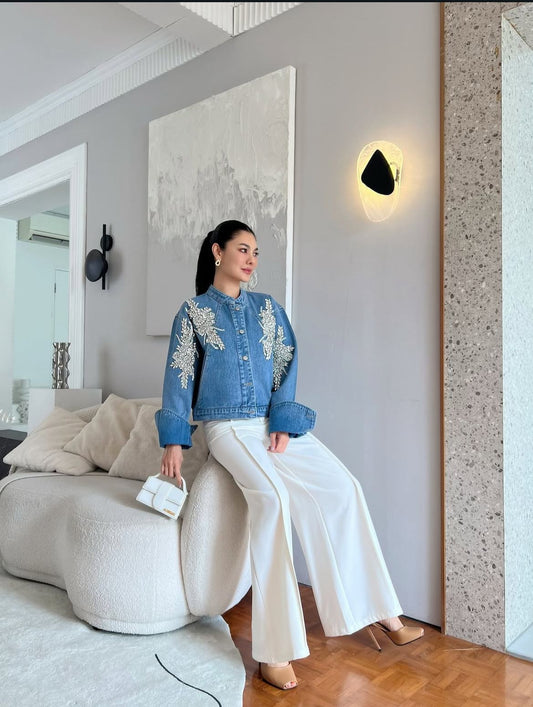 Stunning Embellished Luxury Jacket FT359