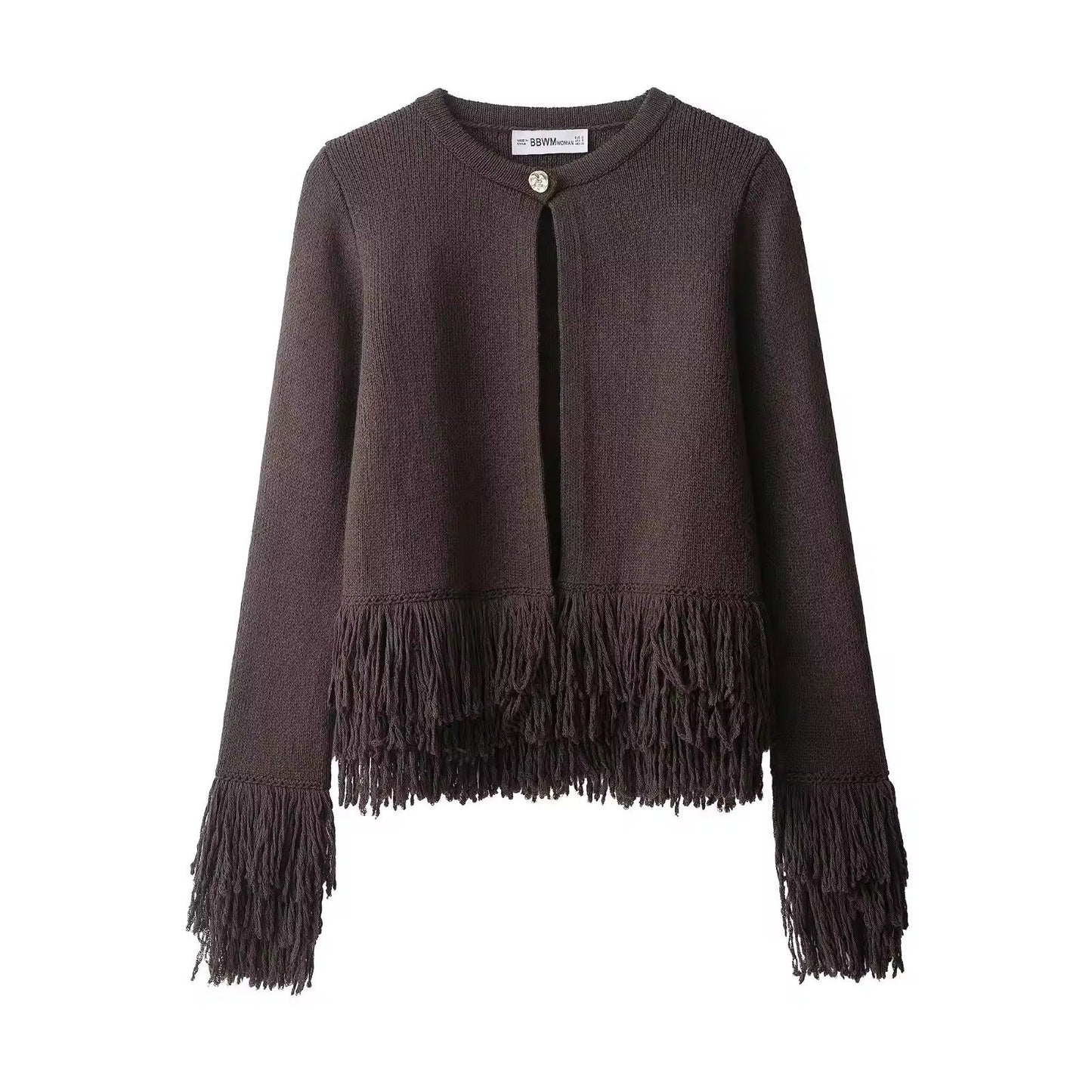 Fringes Knitted Cardigan FT395