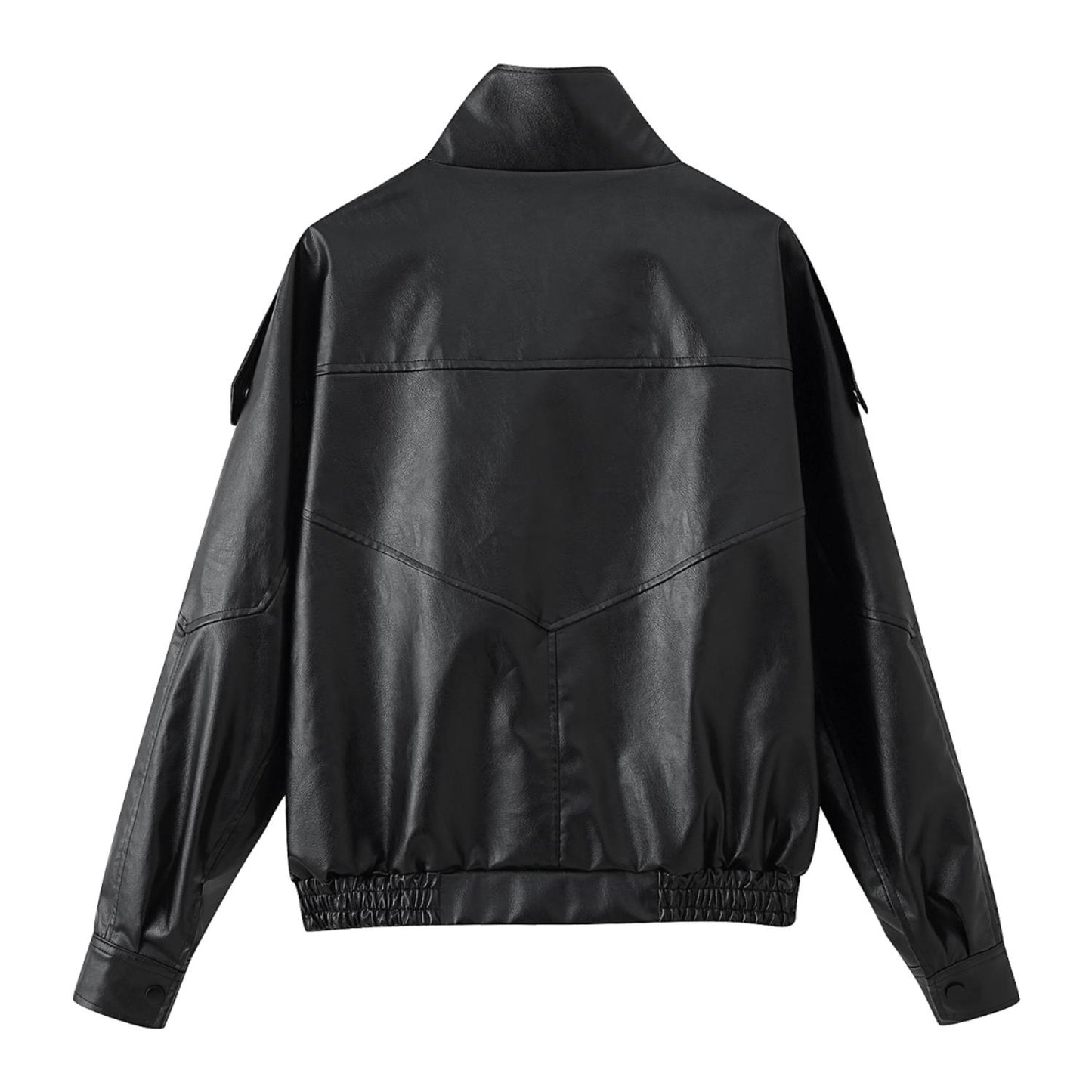 Exclusive Faux Leather Jacket FT397