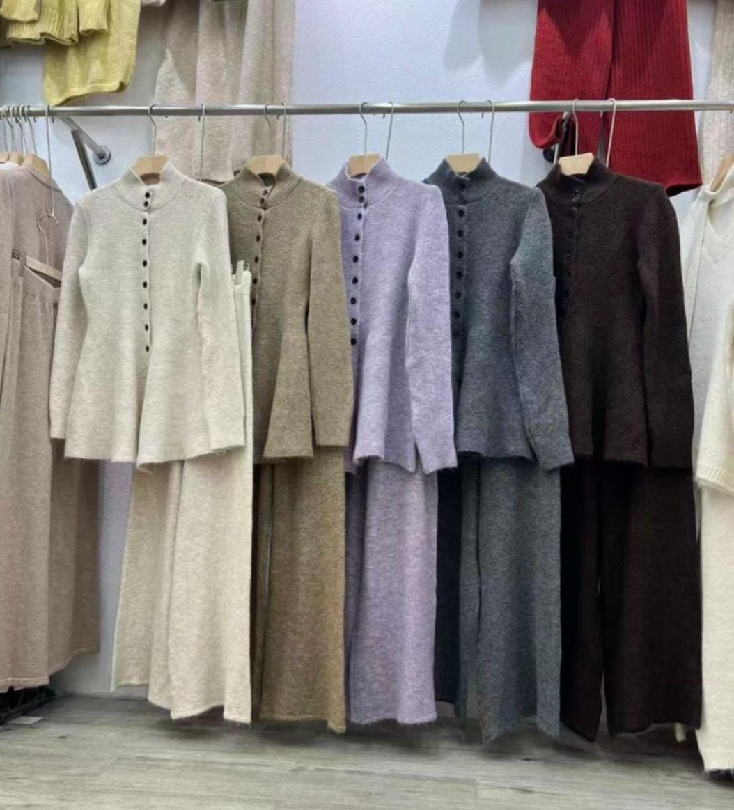 Peplum Style Woolen Coord FT399