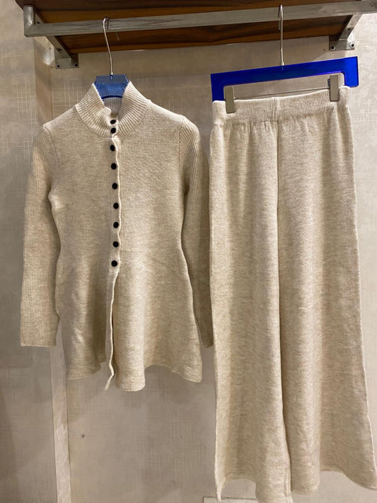 Peplum Style Woolen Coord FT399