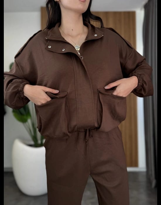 Classic zipper Co-Ord Set FT405